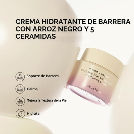 HaruHaru Wonder Black Rice 5 Ceramide Barrier Moisturizing Cream 50ml