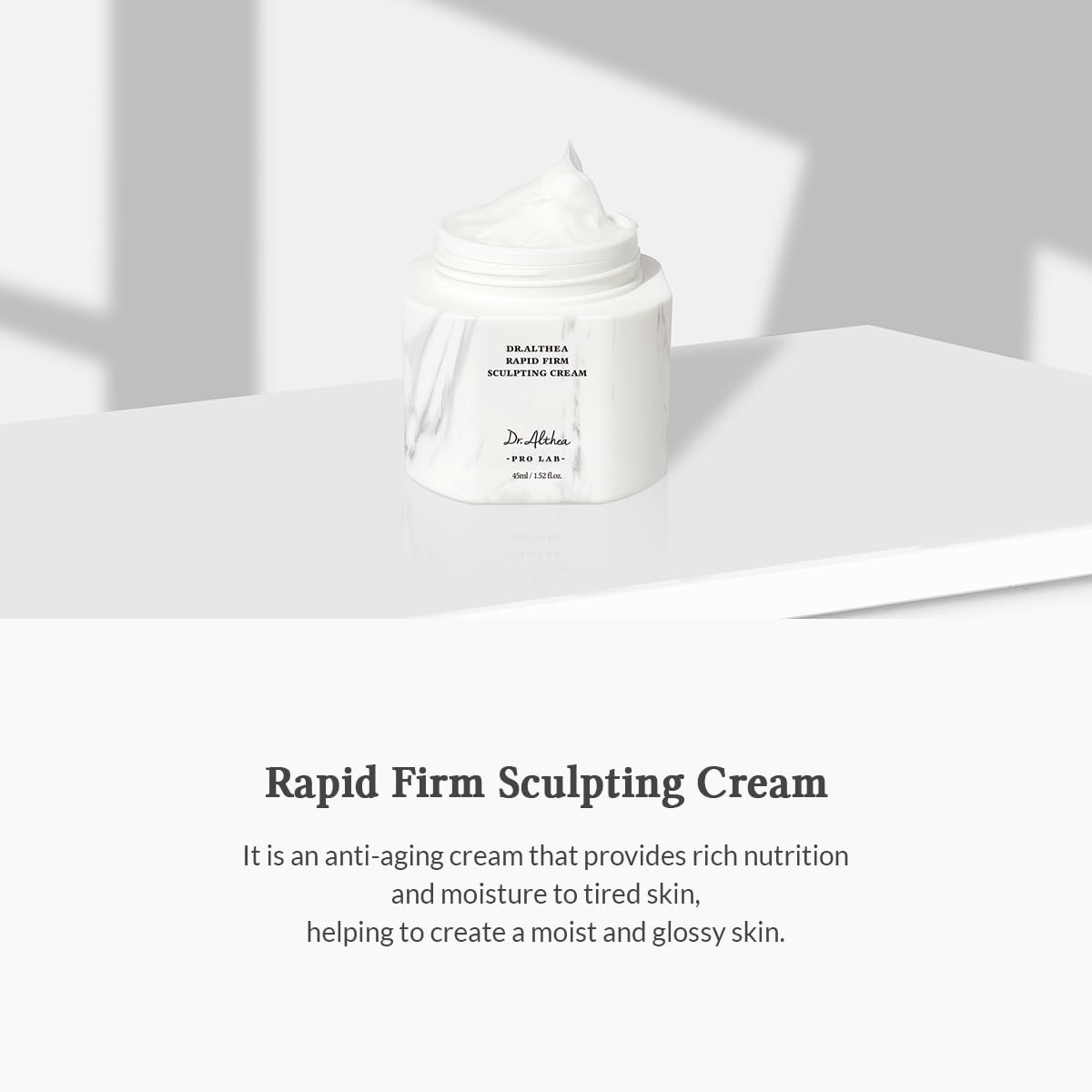 Dr.Althea Rapid Firm Sculpting Cream Crema reparadora para ayudar con las arrugas de la piel