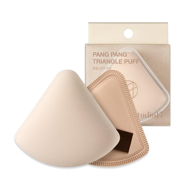 STUDIO17 Pang Pang Tringle Makeup Powder Puff 1 pieza | Esponja de maquillaje grande de látex