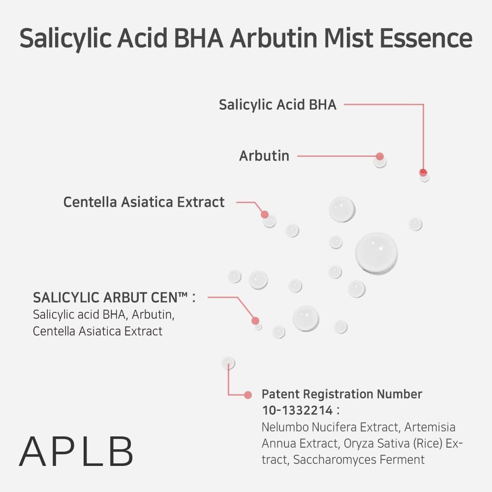 APLB Salicylic Acid BHA Arbutin Mist Essence 105ml
