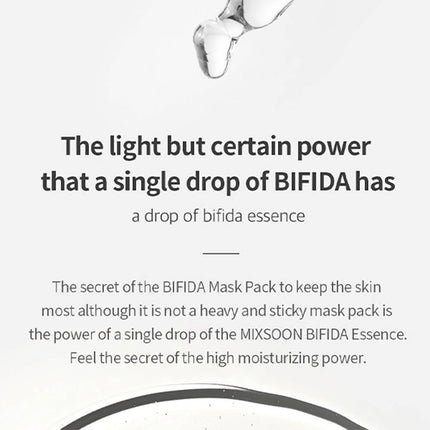 mixsoon Bifida - Paquete de mascarillas hidratantes faciales de vidrio coreano, 5u