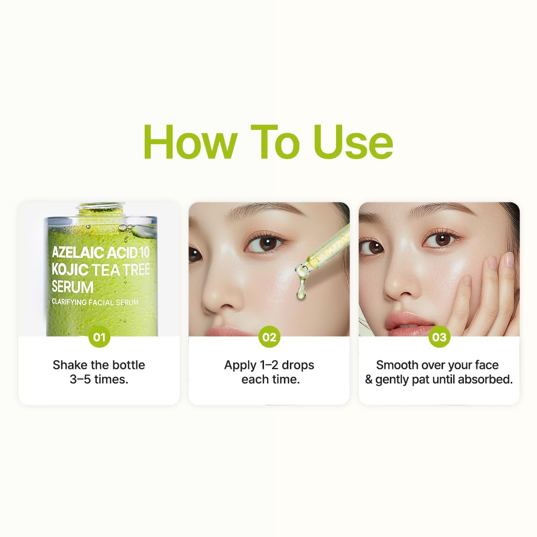 Purito Azelaic Acid 10 Kojic Tea Tree Serum 30ml