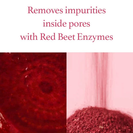 I'm From Beet Purifying, máscara de arcilla hidratante profunda, 1.5% de enzima de remolacha roja, limpia los poros y controla el sebo