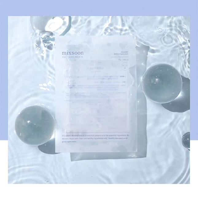 mixsoon Bifida - Paquete de mascarillas hidratantes faciales de vidrio coreano, 5u