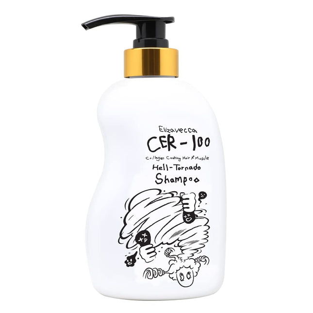 Elizavecca CER-100 Recubrimiento de colágeno para cabello A+ Muscle Hell-Tornado Shampoo