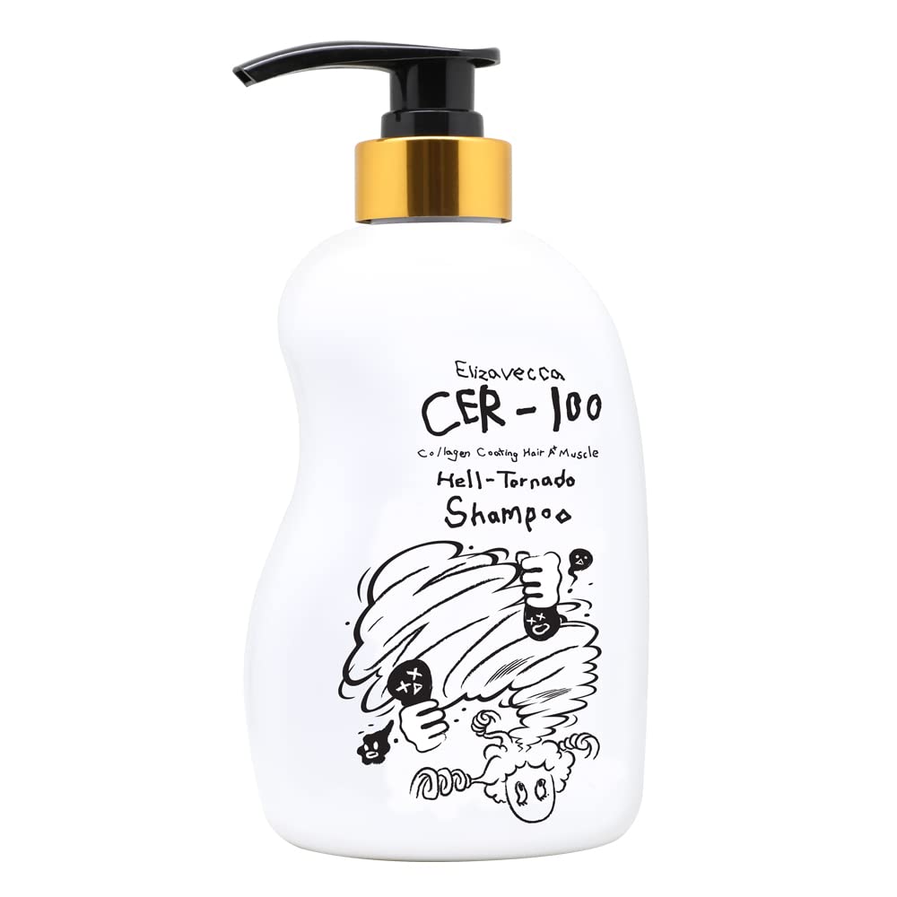 Elizavecca CER-100 Recubrimiento de colágeno para cabello A+ Muscle Hell-Tornado Shampoo
