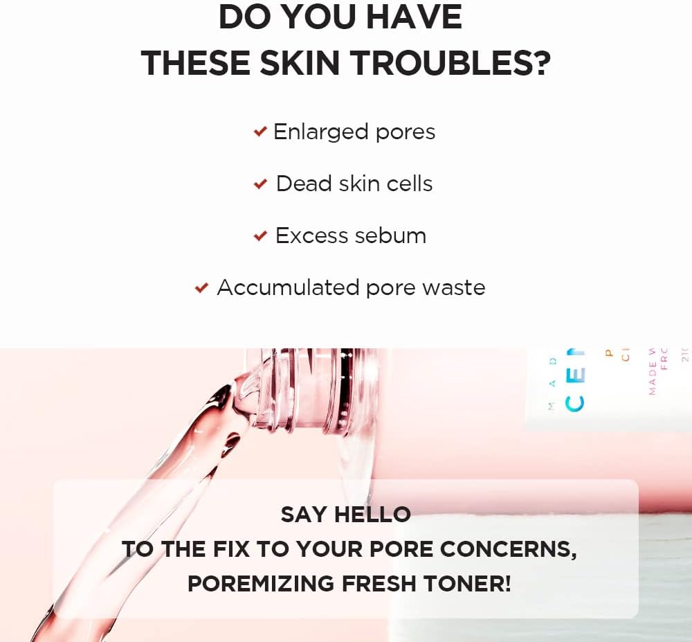Skin1004 Centella Poremizing Tónico exfoliante y regulador del sebo 210ml