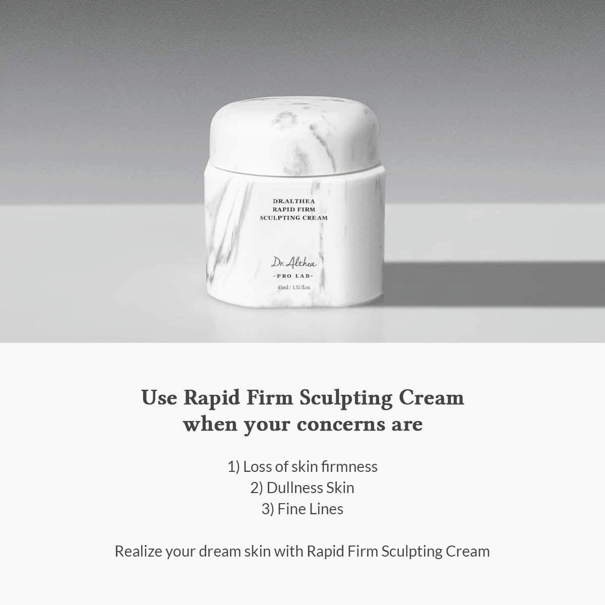 Dr.Althea Rapid Firm Sculpting Cream Crema reparadora para ayudar con las arrugas de la piel