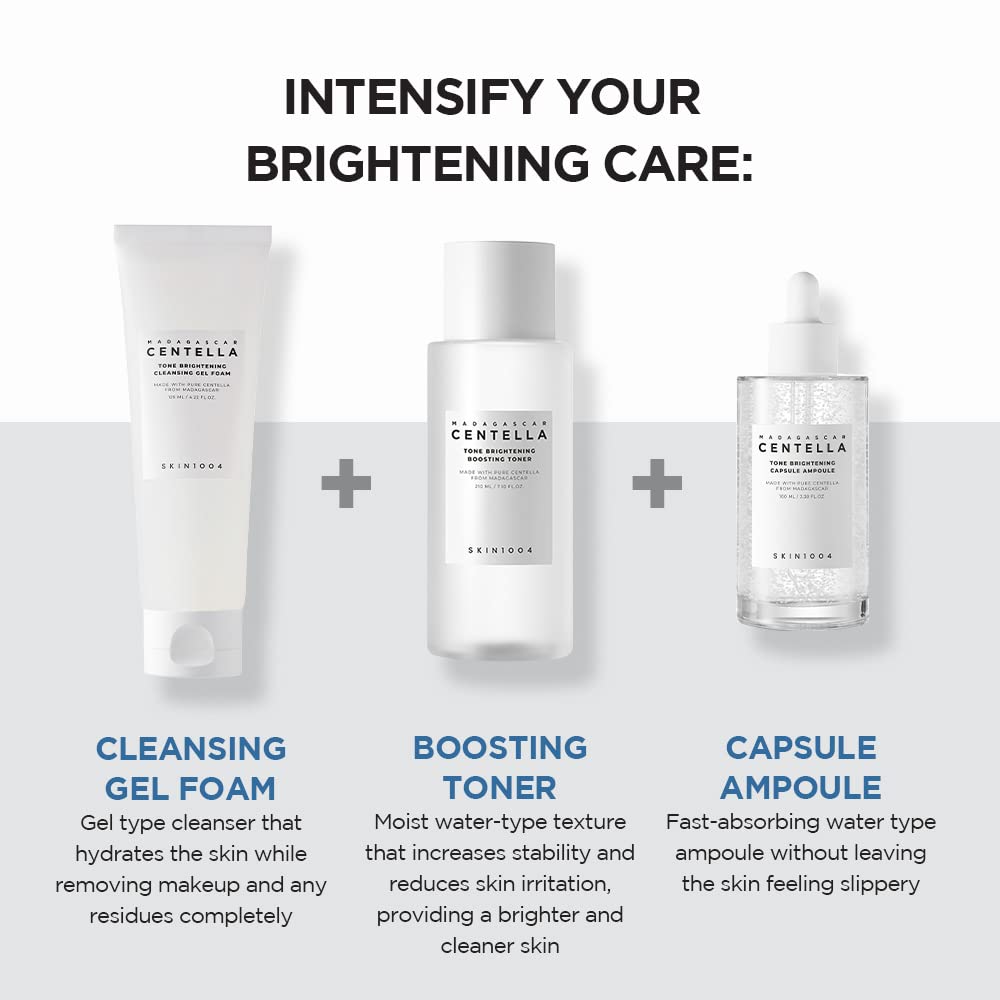 Skin1004 Centella Tone Brightening Gel limpiador en espuma hidratante