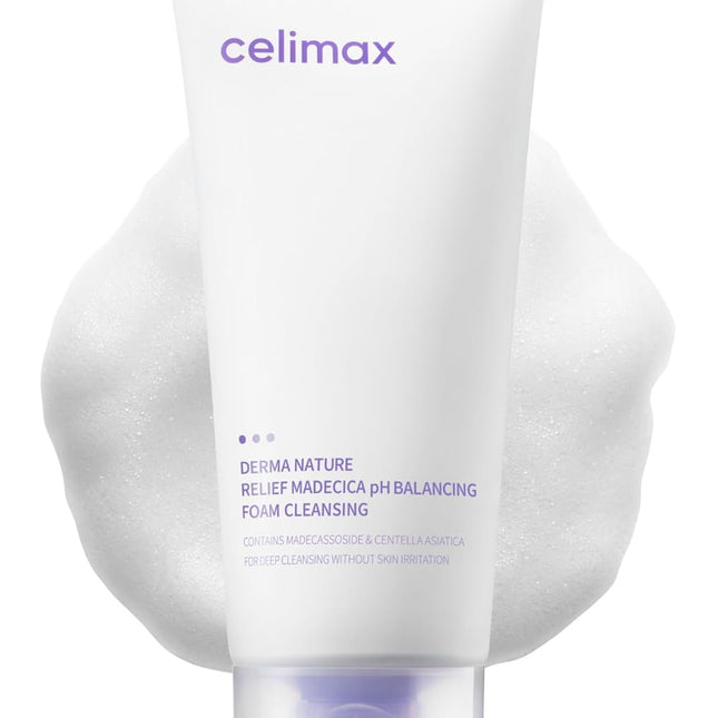 celimax Derma Nature Relief Madecica pH Balancing Foam Cleansing 150ml