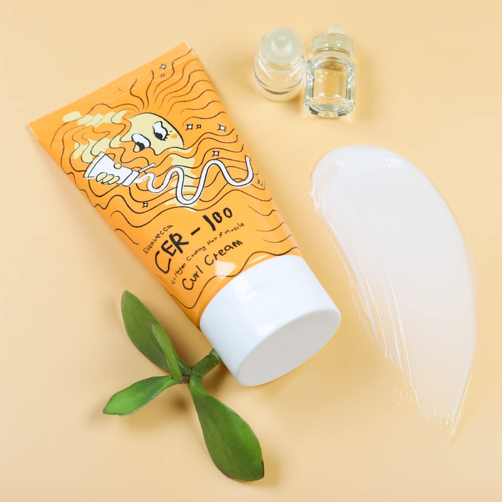 Elizavecca CER-100 Collagen Coating Hair A+Muscle Curl Cream 120ml