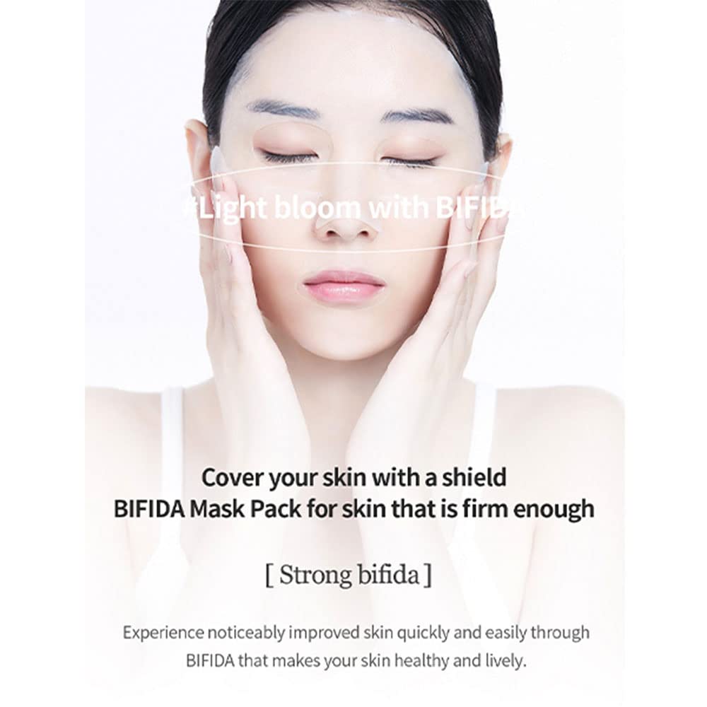mixsoon Bifida - Paquete de mascarillas hidratantes faciales de vidrio coreano, 5u