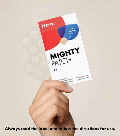 Hero Parches Mighty Patch Duo Original e Invisible+