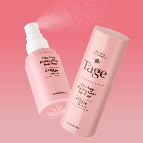 TAGE Cica-Tree Shaking Glow Sun Fixer – Bruma Fijadora con Protección Solar 50 ml