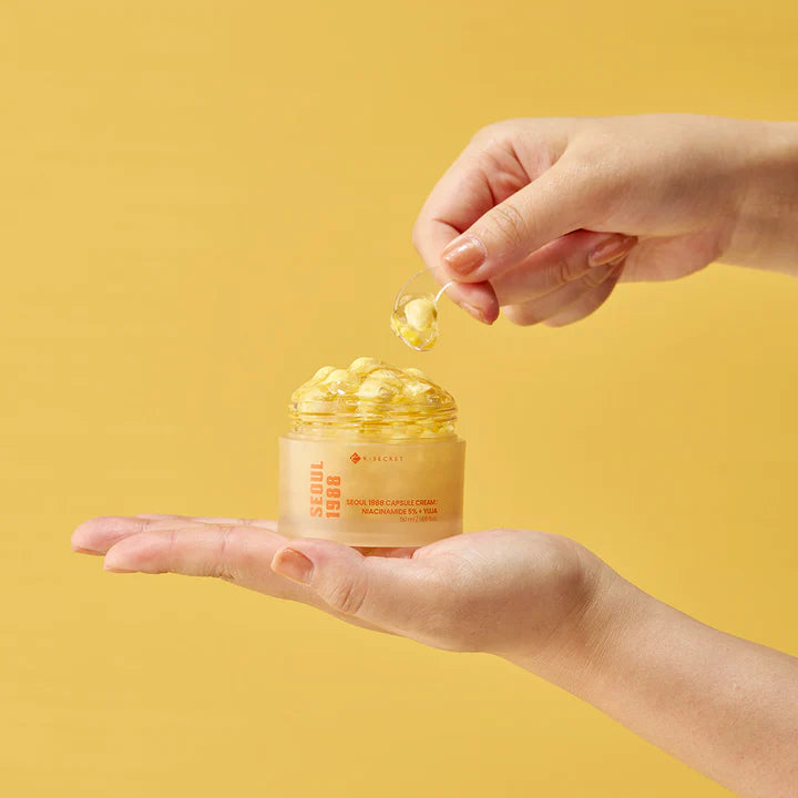 K-Secret SEOUL 1988 Capsule Cream : Niacinamide 5% + Yuja 50ml