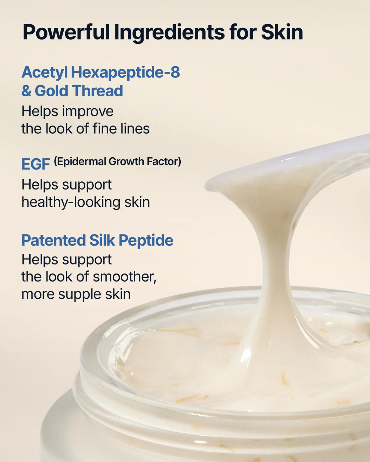 SUNGBOON EDITOR Silk Peptide EGF Intensive Cream – Crema Reafirmante con Péptidos y EGF 50 ml