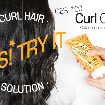 Elizavecca CER-100 Collagen Coating Hair A+Muscle Curl Cream 120ml