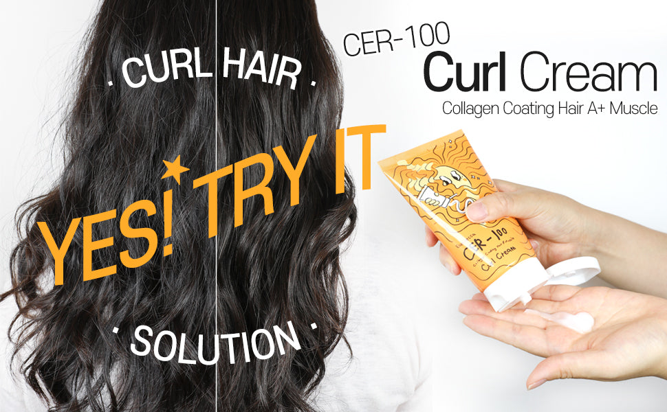 Elizavecca CER-100 Collagen Coating Hair A+Muscle Curl Cream 120ml