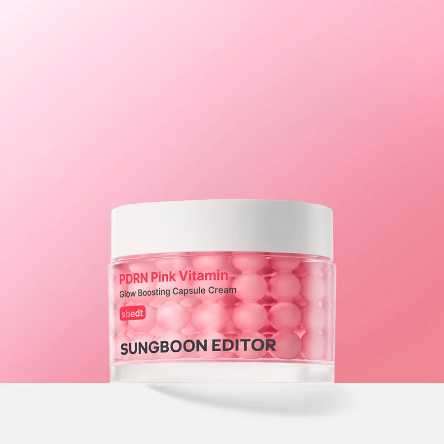 Sungboon Editor PDRN Pink Vitamin Glow Boosting Capsule Cream – 50 ml