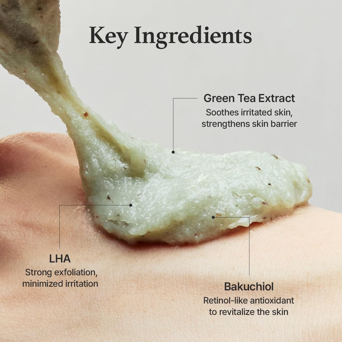 Arencia Ácido salicílico, té verde + LHA Deep Pore Rice Cake Cleanser