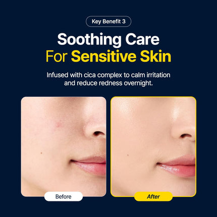 Purito Luminous Ceramide Sleeping Pack 100ml Crema de recuperación nocturna con cinco ceramidas
