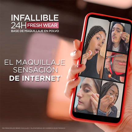 Base Maquillaje en Polvo Infallible 24 H Loreal