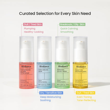 Biodance Serum Discovery Set – Set de Sérums Miniatura 4 Piezas (10 ml c/u)