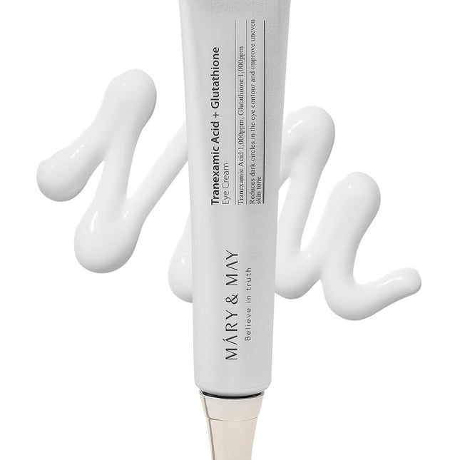 Mary&May Crema de ojos con ácido tranexámico + glutatión mini de 12g lo