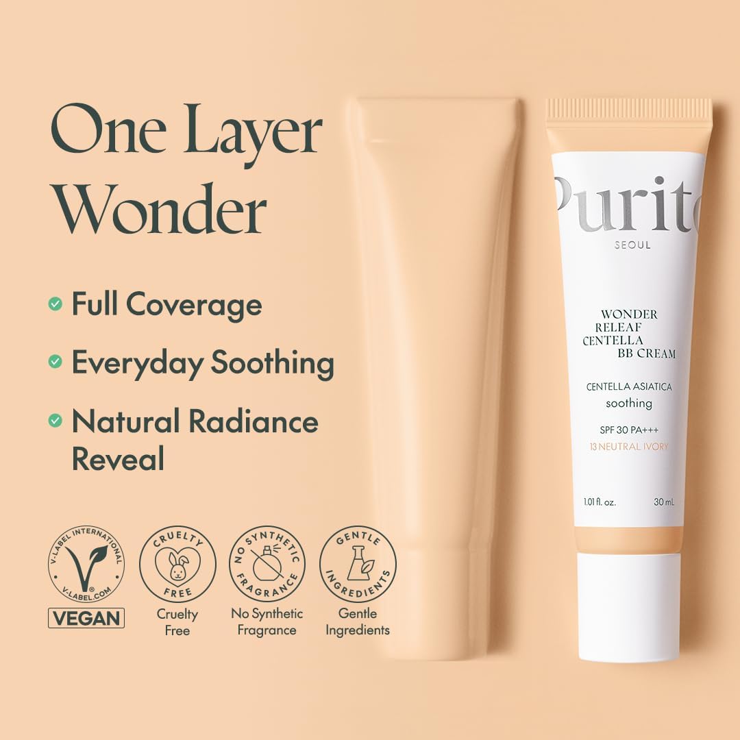 Purito SEOUL - Wonder Releaf Centella BB Cream - 6 Colors