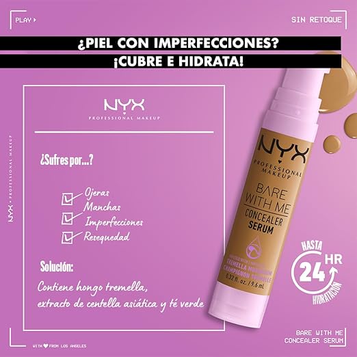 NYX Bare With Me Suero corrector hidratante