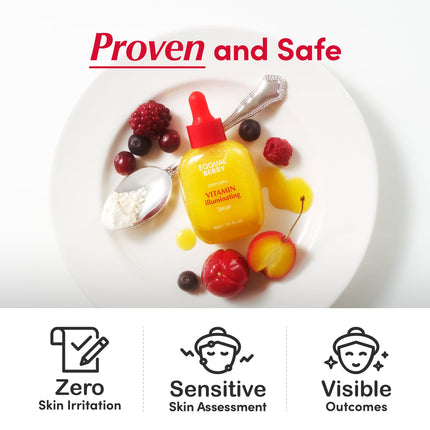 Eqqualberry Vitamin illuminating Serum con Vitamina C y niacinamida