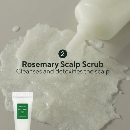 Aromatica Rosemary Scalp Scaling Trial Kit 4 pzas