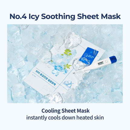 numbuzin No.4 Icy Soothing Sheet Mask (5u)