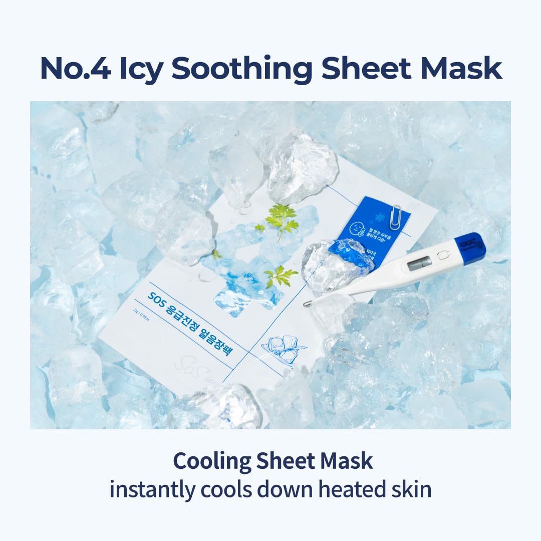 numbuzin No.4 Icy Soothing Sheet Mask (5u)