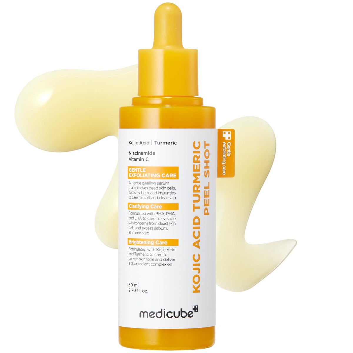 Medicube Kojic Acid Turmeric Peel Shot – Exfoliante Iluminador 80 ml