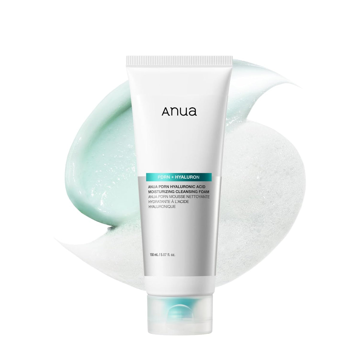 Anua PDRN Hyaluronic Acid Moisturizing Cleansing Foam – Espuma Limpiadora Hidratante 150ml
