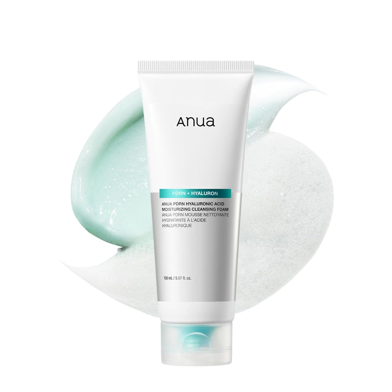 Anua PDRN Hyaluronic Acid Moisturizing Cleansing Foam – Espuma Limpiadora Hidratante 150ml
