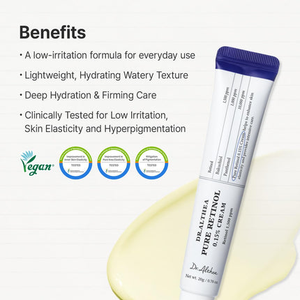 Dr. Althea Pure Retinol 0.15% Cream 20g