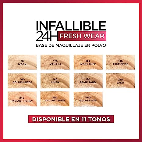 Base Maquillaje en Polvo - Bronceador Infallible 24 H Loreal