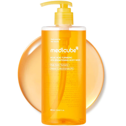 medicube Kojic Acid Turmeric Brightening Body Wash Gentle Shower Gel  400ml