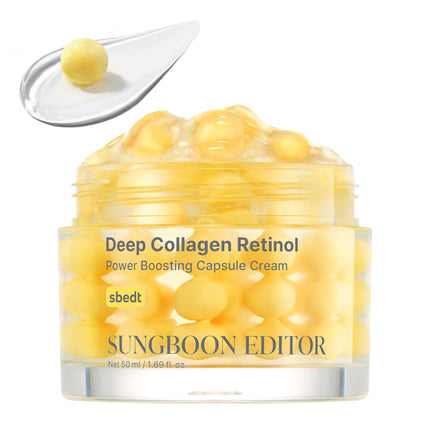 Sungboon Editor Deep Collagen Retinol Power Boosting Capsule Cream 50ml
