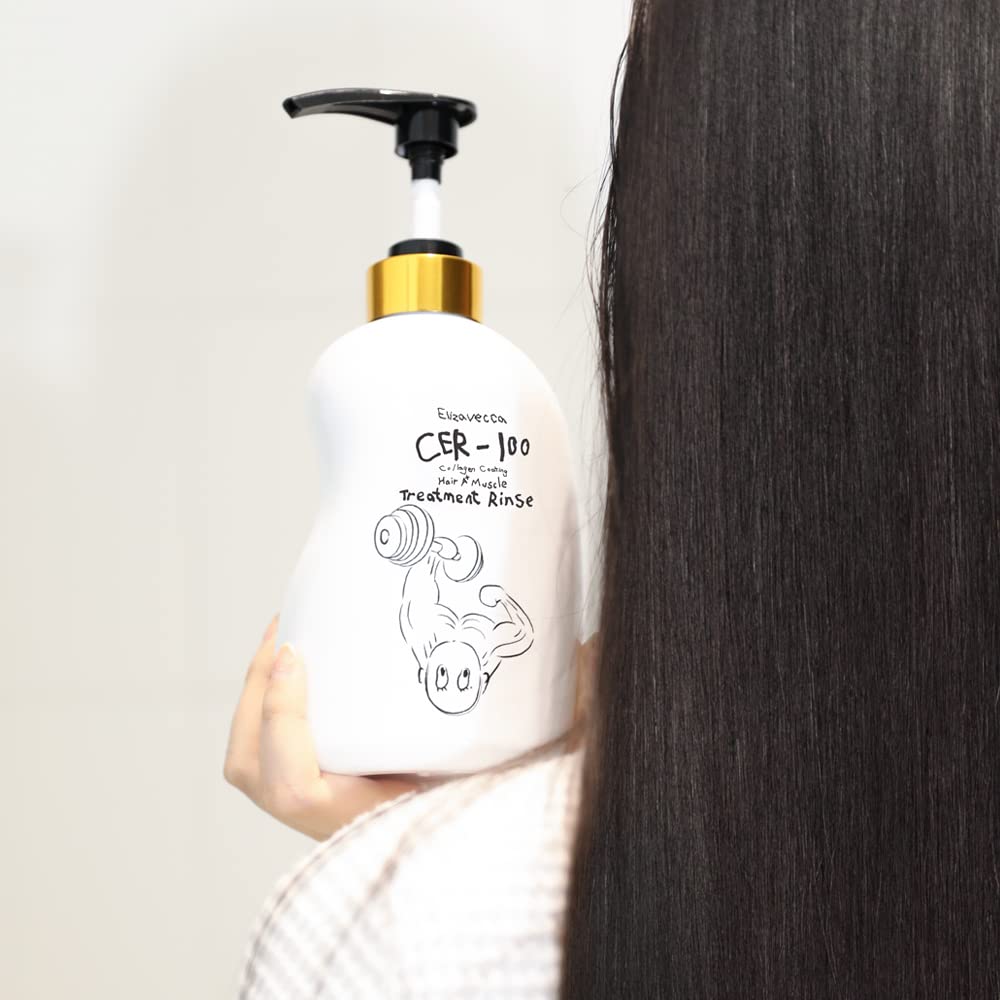 Elizavecca CER-100 Collagen Coating Hair Muscle Treatment Rinse 500ml