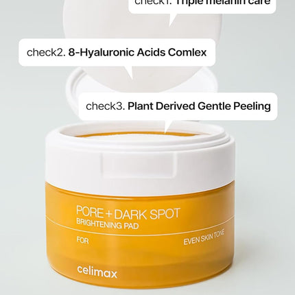 Celimax Pore+Dark Spot Brightening Pad 100ml / 40pads