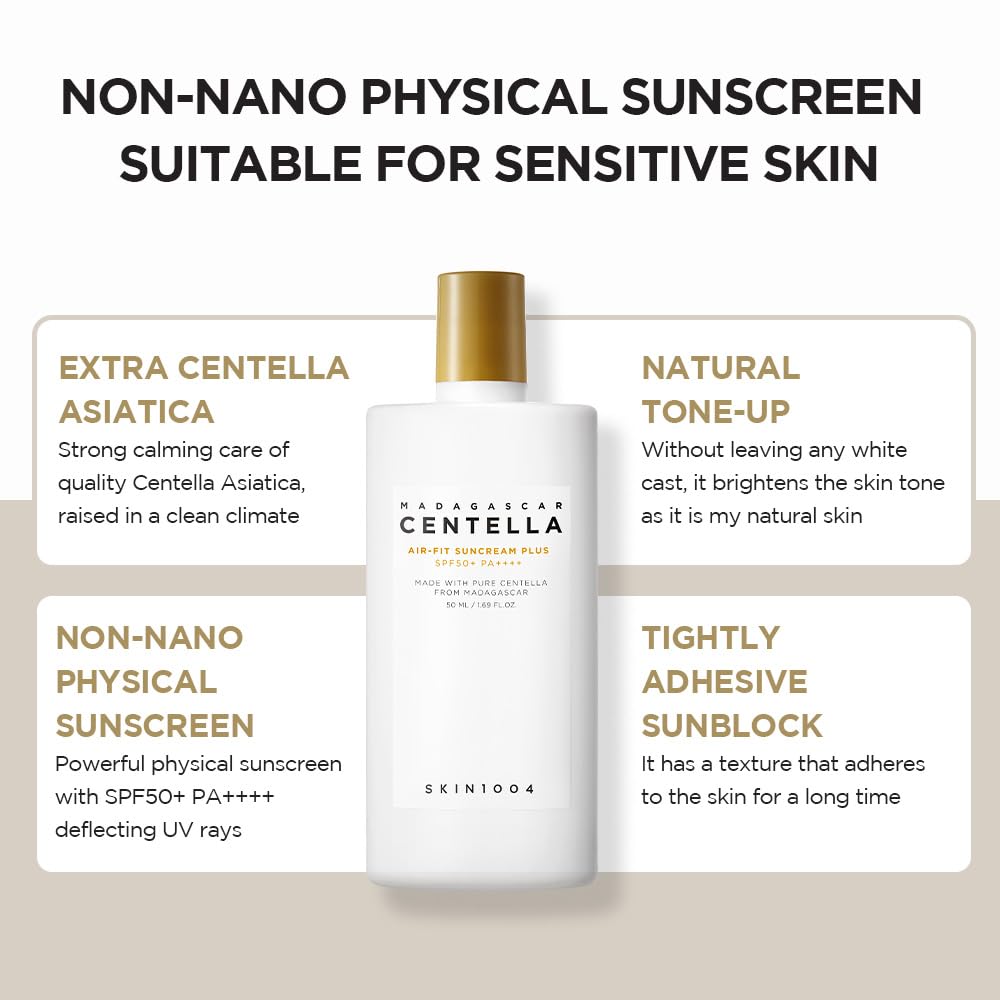 SKIN 1004 Centella Air-Fit Suncream PLUS  Protector Solar 50ml