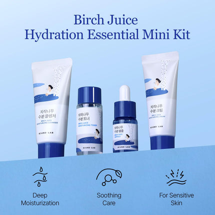 ROUND LAB Birch Moisturizing Travel Routine Trial Kit