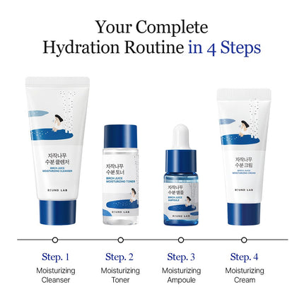ROUND LAB Birch Moisturizing Travel Routine Trial Kit
