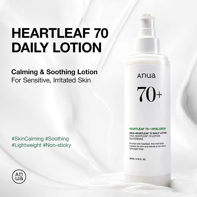 Heartleaf 70% Daily Lotion 200ml Anua