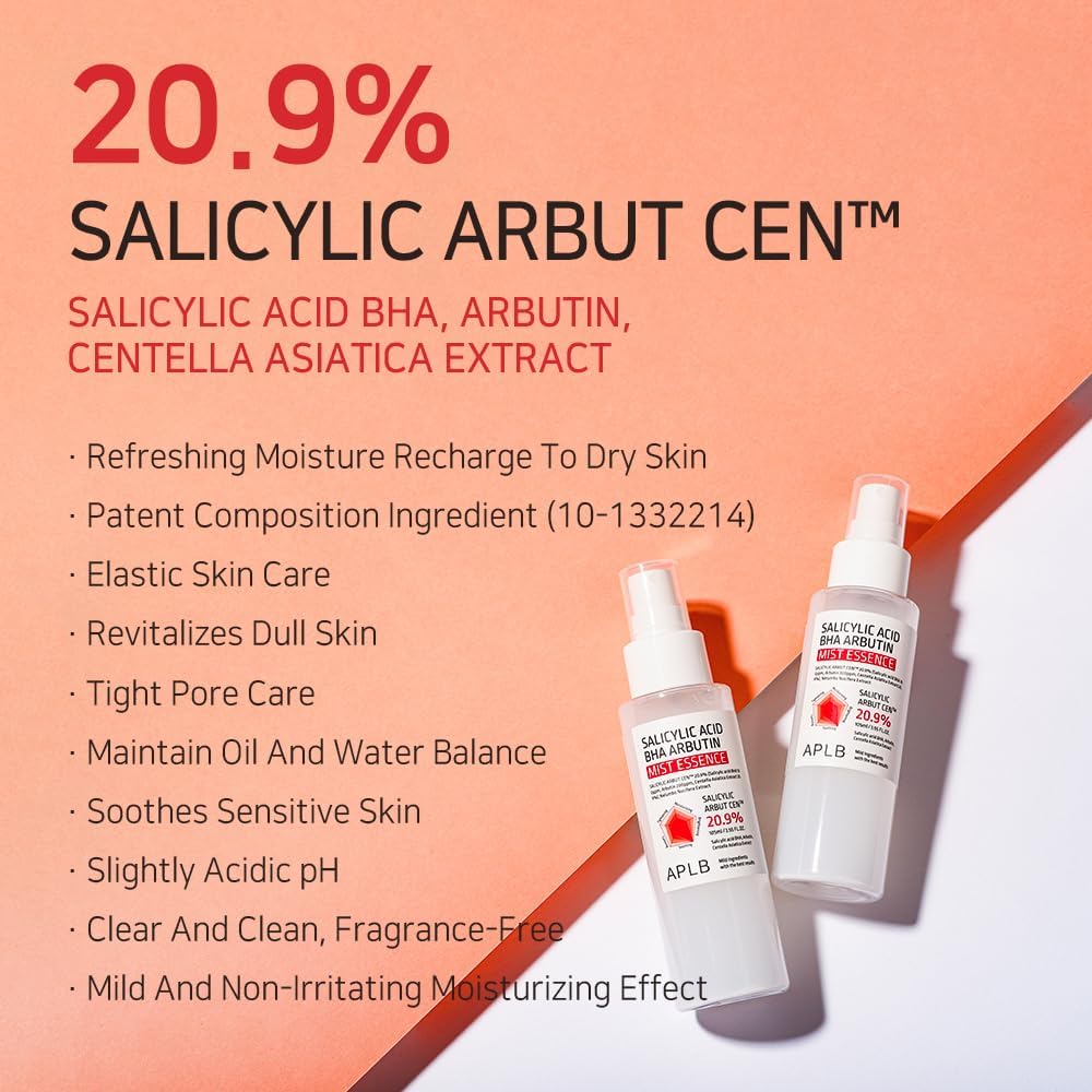 APLB Salicylic Acid BHA Arbutin Mist Essence 105ml