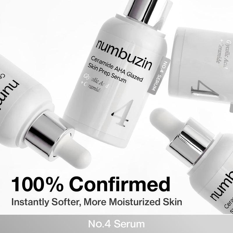 Numbuzin No.4 Ceramide AHA Glazed Skin Prep Serum 30ml