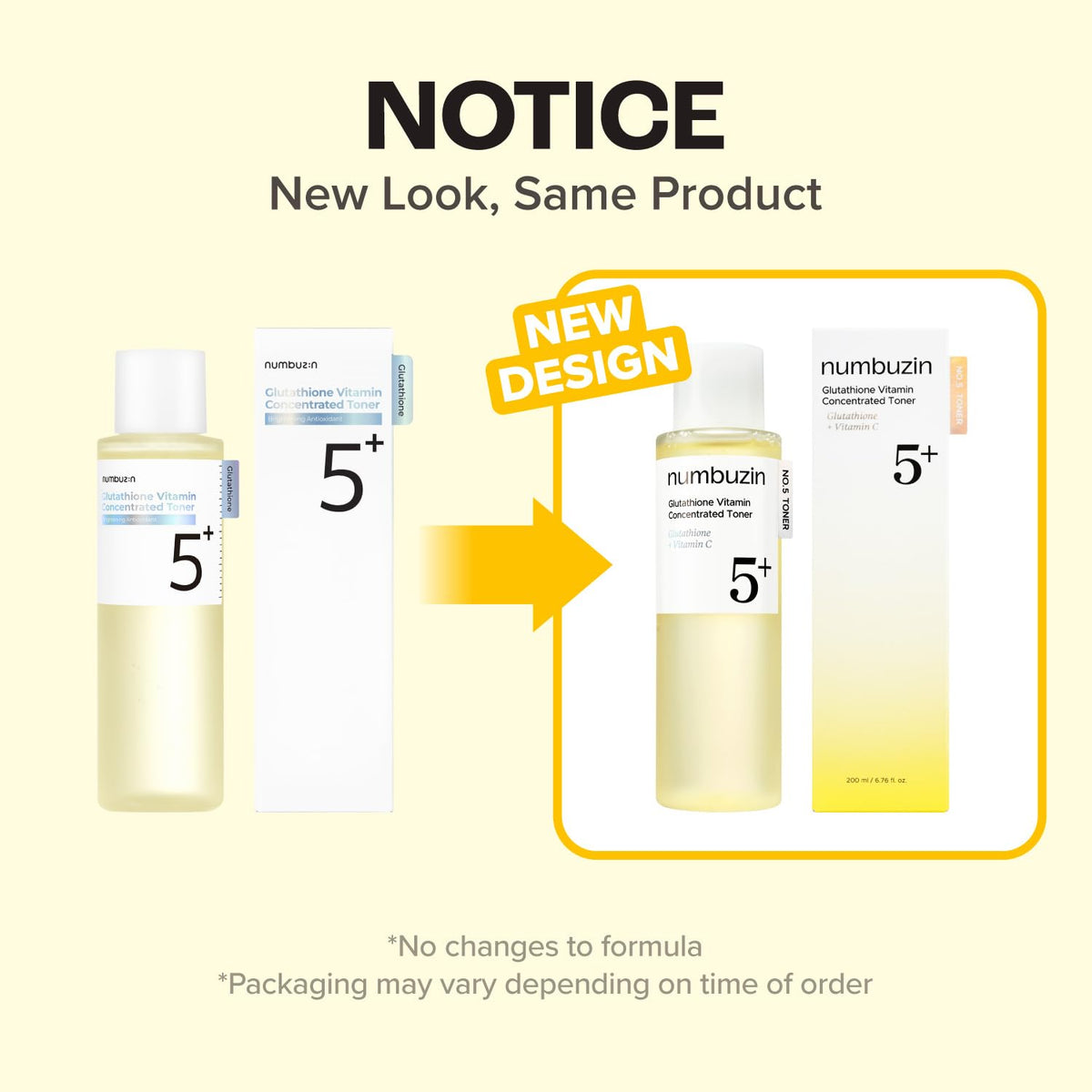 Numbuzin No.5 Vitamin Boosting Essence Toner 200ml